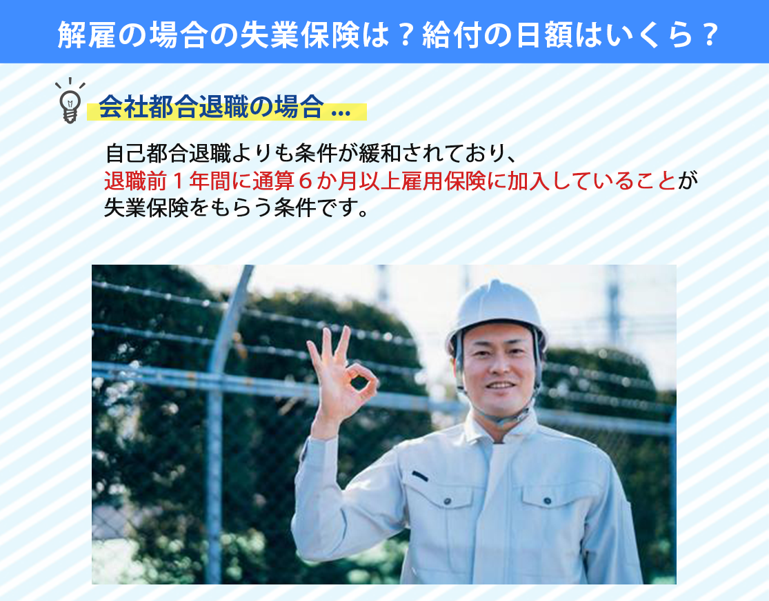 解雇の場合の失業保険は？給付の日額はいくら？